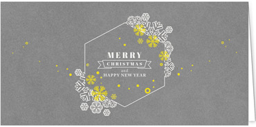 2025 für Firmen | Kategorie - Silber Struktur Optik - | Motiv: Polygonwünsche - Artikel Nummer 1053-807