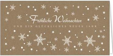 2025 für Firmen | Kategorie - Kraftpapier Optik - | Motiv: Eiskristall-Zauber - Artikel Nummer 1054-808