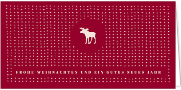 2025 für Firmen | Kategorie Rote Impressionen | Motiv: Skandinavischer Winter - Artikel Nummer 1055-805