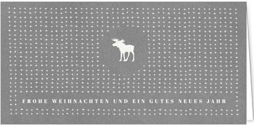 2025 für Firmen | Kategorie - Silber Struktur Optik - | Motiv: Skandinavischer Winter - Artikel Nummer 1055-807