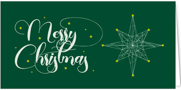 2025 für Firmen | Kategorie Grüne Impressionen | Motiv: Christmas Star - Artikel Nummer 1056-806