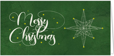 2025 für Firmen | Kategorie - Grüne Struktur Optik - | Motiv: Christmas Star - Artikel Nummer 1056-809