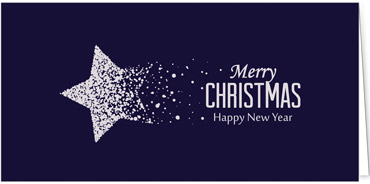 2025 für Firmen | Kategorie Blaue Impressionen | Motiv: Kunstvoller Stern - Artikel Nummer 1057-804