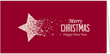 2025 für Firmen | Kategorie Rote Impressionen | Motiv: Kunstvoller Stern - Artikel Nummer 1057-805