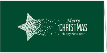 2025 für Firmen | Kategorie Grüne Impressionen | Motiv: Kunstvoller Stern - Artikel Nummer 1057-806