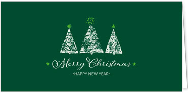 2025 für Firmen | Kategorie Grüne Impressionen | Motiv: Effektvolle Tannen - Artikel Nummer 1061-806