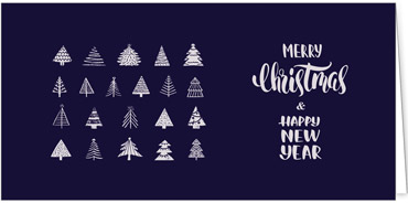 2025 für Firmen | Kategorie Blaue Impressionen | Motiv: Modern Trees - Artikel Nummer 1063-804