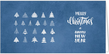 2025 für Firmen | Kategorie - Blaue Struktur Optik - | Motiv: Modern Trees - Artikel Nummer 1063-810