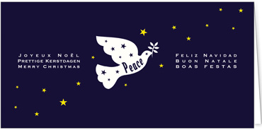 2025 für Firmen | Kategorie Blaue Impressionen | Motiv: Friedvolle Wünsche - Artikel Nummer 1070-804