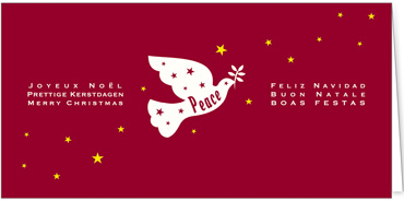 2025 für Firmen | Kategorie Rote Impressionen | Motiv: Friedvolle Wünsche - Artikel Nummer 1070-805