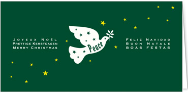 2025 für Firmen | Kategorie Grüne Impressionen | Motiv: Friedvolle Wünsche - Artikel Nummer 1070-806