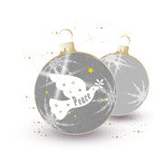 Weihnachtskarten-Dekore