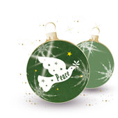 Weihnachtskarten-Dekore