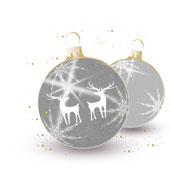 Weihnachtskarten-Dekore