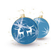 Weihnachtskarten-Dekore