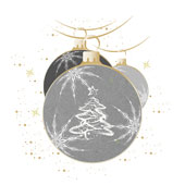 Weihnachtskarten-Dekore