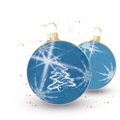 Weihnachtskarten-Dekore