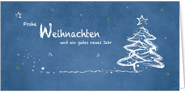 2025 für Firmen | Kategorie - Blaue Struktur Optik - | Motiv: Künstlerischer Baum - Artikel Nummer 1072-810