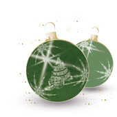 Weihnachtskarten-Dekore