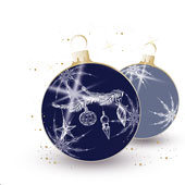 Weihnachtskarten-Dekore