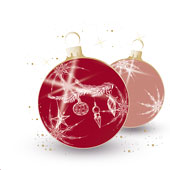 Weihnachtskarten-Dekore