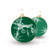 Weihnachtskarten-Dekore