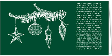 2025 für Firmen | Kategorie Grüne Impressionen | Motiv: Christbaumschmuck - Artikel Nummer 1074-806