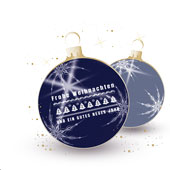 Weihnachtskarten-Dekore