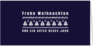 2025 für Firmen | Kategorie Blaue Impressionen | Motiv: Fröhliche Baumreihe - Artikel Nummer 1075-804
