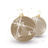 Weihnachtskarten-Dekore