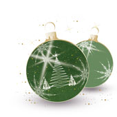 Weihnachtskarten-Dekore