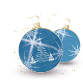 Weihnachtskarten-Dekore