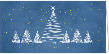 2025 für Firmen | Kategorie - Blaue Struktur Optik - | Motiv: Sternenregen - Artikel Nummer 1076-810