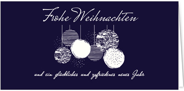 2025 für Firmen | Kategorie Blaue Impressionen | Motiv: Kunstvolle Kugeln - Artikel Nummer 1077-804