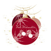 Weihnachtskarten-Dekore