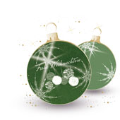 Weihnachtskarten-Dekore