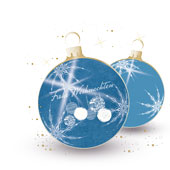 Weihnachtskarten-Dekore