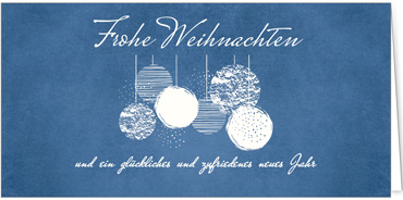 2025 für Firmen | Kategorie - Blaue Struktur Optik - | Motiv: Kunstvolle Kugeln - Artikel Nummer 1077-810