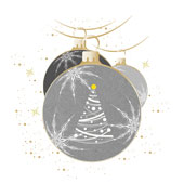 Weihnachtskarten-Dekore