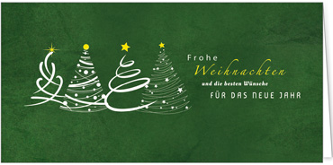 2025 für Firmen | Kategorie - Grüne Struktur Optik - | Motiv: Weihnachtsbaum Fantasie - Artikel Nummer 1078-809