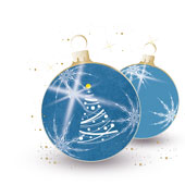 Weihnachtskarten-Dekore