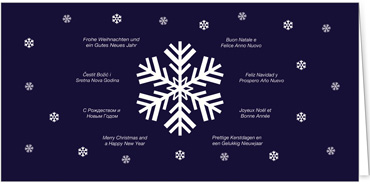 2025 für Firmen | Kategorie Blaue Impressionen | Motiv: Moderner Eisstern - Artikel Nummer 1079-804