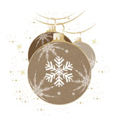 Weihnachtskarten-Dekore