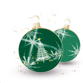 Weihnachtskarten-Dekore