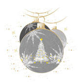 Weihnachtskarten-Dekore