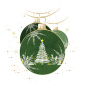 Weihnachtskarten-Dekore