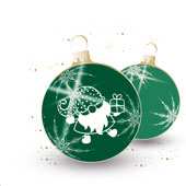 Weihnachtskarten-Dekore