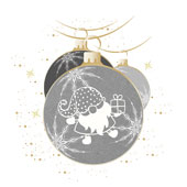 Weihnachtskarten-Dekore