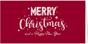 2025 für Firmen | Kategorie Rote Impressionen | Motiv: Christmas verspielt - Artikel Nummer 1083-805