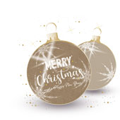 Weihnachtskarten-Dekore